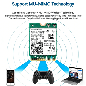 <span class=keywords><strong>Carte</strong></span> réseau sans fil interne pour ordinateur portable et ordinateur de bureau AX210NGW, version améliorée, <span class=keywords><strong>WIFI</strong></span> 6E pour 5.3 AC8265 - Product Image 5