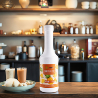 Sirop concentré de jus d'ananas, ingrédients aromatisés aux fruits pour les smoothies, les slush, les bubble tea, les boissons au lait, les gobelets de thé au lait
