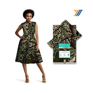African batik Fabrics super real wax fabrics double sided printed Ankara Fabric traditional African clothing 135GSM