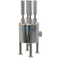 Nouvelle Machine à émulsions de mélange de cosmétiques à ultrasons Disperseur à haut effet Construction d'utilisation de réservoir de réaction en acier inoxydable
