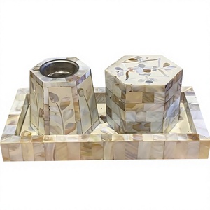 Quemador de Incienso Mabkhara Regal Bloom Hecho a Mano, Ecológico, Religioso, con Incrustaciones de Concha de Lujo, para Eid, Ramadán, Hogar Elegante - Product Image 1