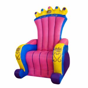 Chaise de trône pour les chaises de roi gonflables scellées par air de roi ou de reine, trône fatigué d'air pour la chaise d'explosion de jeu d'enfants pour la photographie - Product Image 2