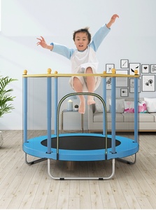 سرير قفز ترامبولين داخلي حديث للأطفال مضاد للانقلاب، لعبة آمنة وممتعة للساحات - Product Image 6