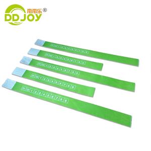 त्योहार एहसान इवेंट एंड पार्टी मद प्रकार कस्टम लोगो मुद्रण योग्य सस्ते Tyvek Wristbands - Product Image 3