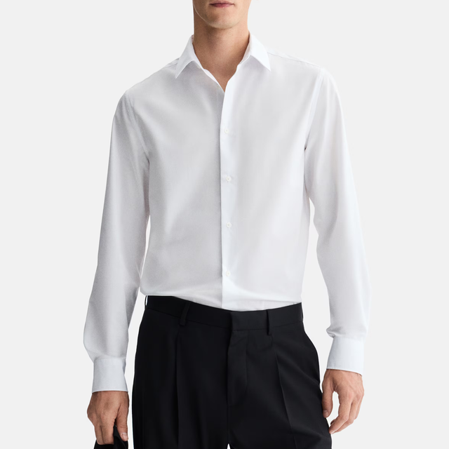 Classic Men's High Quality Slim Fit Turn-down Collar Long Sleeve Dress Shirts