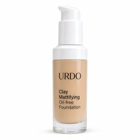Fond de teint liquide vegan sans cruauté, à base de plantes, beauté nette, couvrance totale, fini mat, 12 teintes, pour tous types de peau