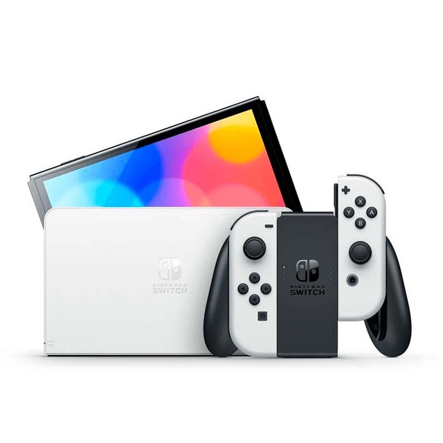 New Switch OLED Handheld Game Console Model White/Red Sets 64GB Switch Puzzle Game Consoles Switch Oled Console 7 Inch