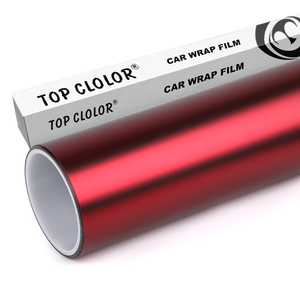 Phim dán đổi màu xe hơi chất lượng cao màu đỏ La Mã kim loại, phim trang trí thân xe - Product Image 4