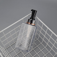 450ml pompe à Lotion cosmétiques carré bouteilles de shampoing distributeur de savon liquide emballage bouteille de shampoing en plastique