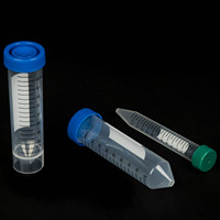 Tubes de centrifugation coniques gradués de laboratoire de 50 ml avec support pour tubes Falcon de 12000 g avec ISO