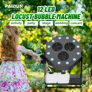 Patton <span class=keywords><strong>120W</strong></span> RGB điện điều khiển từ xa bong bóng khói Máy sân khấu DJ đám cưới bên sương mù Máy DMX512 tương thích nhôm - Product Image 5