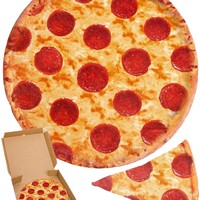 Couverture en flanelle Mexique Taco Pizza, super douce, 100% polyester, tricotée, motif personnalisé, simple, anti-boulochage, quatre saisons, pour adultes