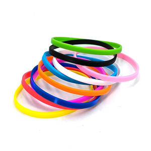 Bandas elásticas de silicona para el cabello de 5 mm de grosor, multicolor, para mujer, accesorio de joyería para uso casual. - Product Image 5