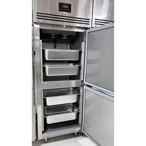 Freezer verticale a temperatura singola commerciale raffreddamento diretto <span class=keywords><strong>4</strong></span> <span class=keywords><strong>cassetti</strong></span> in acciaio inox controllo digitale sbrinamento automatico CE - Product Image 5
