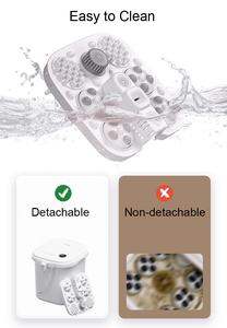 Máquina de pedicura multifunción Shiatsu eléctrica portátil, masajeador de baño de Spa de pies eléctrico con Control de temperatura, calentamiento de burbujas - Product Image 6