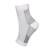 Manchon de compression pour la cheville 8-15 mmHg, chaussettes de compression à bout ouvert pour femmes et hommes, pour les gonflements et la fasciite plantaire