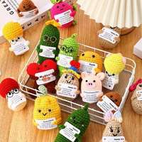 Gehäkeltes Emotional Support Spielzeug, Handgemachte Niedliche Mini-Strick-Puppe, Positives Geschenk, Gehäkelte Gemüse-Puppe in Allen Kartoffelarten