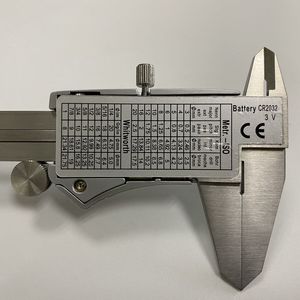 Steeltreks - Regla Electrónica de Acero Inoxidable de 0-150 mm / 6 Pulgadas, <span class=keywords><strong>Calibrador</strong></span> Digital <span class=keywords><strong>Vernier</strong></span> con Pantalla LCD Grande - Product Image 6