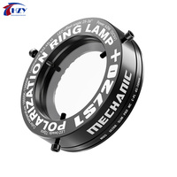 Lampu Cincin Polarisasi Mikroskop Mechanic LS720+ 72pcs LED Refleksi yang Dapat Disesuaikan untuk Kebanyakan Iluminator Mikroskop Stereo