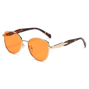 Gafas de Sol Ovaladas con Montura Metálica Completa, Protección UV400, Estilo Retro, Unisex, Protección Solar, Moda para Adultos - Product Image 2