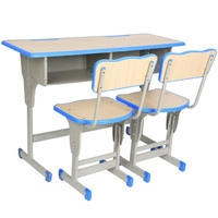 Mobilier scolaire design populaire, ensemble de bureau et de chaises pour étudiants, mobilier de lycée, table et chaise pour enfants, à vendre