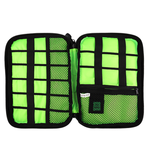 Toptan çift katmanlı taşınabilir organizatör düz USB şarj kablosu su geçirmez elektronik seyahat dijital dişli kamera çantaları - Product Image 3
