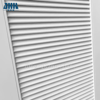 Porte à persiennes JHK-L02, design moderne, deux panneaux, haute qualité, prix compétitif, production de masse, utilisation intérieure pour chambre à coucher.