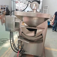 Machine à torréfier les grains de cacao, café, arachides, graines de soja, noix, en acier inoxydable, chauffage électrique ou au gaz, capacité 30-500 kg/lot