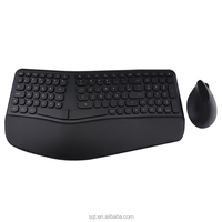 Clavier et souris sans fil complets Combo PC personnalisé Clavier et souris ergonomiques