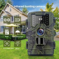 Caméra thermique de chasse pour la vision nocturne de la faune, résolution 36MP, CMOS, IP66, étanche, alimentée par batterie, prise en charge de la carte SD