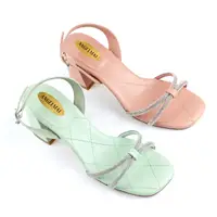 Sandalias de tacón alto para mujer, zapatos femeninos con plataforma de lujo, de marca privada, para verano