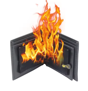 Portefeuille magique à <span class=keywords><strong>flamme</strong></span> éclairante, portefeuille qui apparaît en feu, <span class=keywords><strong>tour</strong></span> <span class=keywords><strong>de</strong></span> <span class=keywords><strong>magie</strong></span>, grand espace <span class=keywords><strong>de</strong></span> combustion, accessoire <span class=keywords><strong>de</strong></span> spectacle <span class=keywords><strong>de</strong></span> <span class=keywords><strong>magie</strong></span> professionnel - Product Image 1
