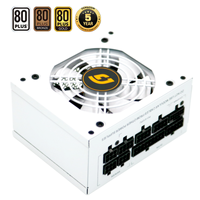 Alimentation PC blanche OEM >1000W, 20+4 broches ATX 12V CPU SFX 80PLUS Gold Active PFC 120x100x63mm, fournie directement par l'usine
