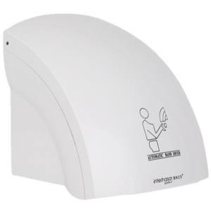 Secador de manos automático con sensor, 220V, eléctrico, de calor único, manos libres, para hotel, hogar, baño, blanco - Product Image 2