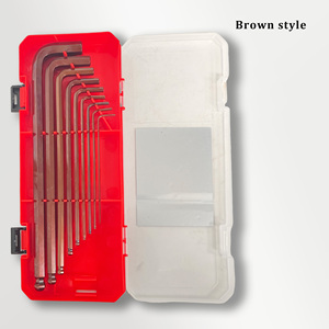 Color Coded Hex Key Set Allen Wrench 9PCS L Key <b>Chrome</b> Vanadium Steel Ergonomic Design Fast Shipping Workshop Tool - Product Image 4