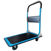 Chariot à plateforme pliable pour manutention de matériaux lourds de 300 kg, chariot à main mobile, chariot à plateforme pliable