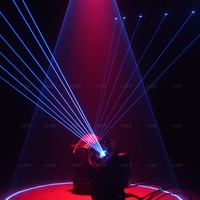 ADZ Bee Eye Laser, 7 Luces LED de 40W, Efecto Wash, RGB, RGBW, Cabezal Móvil para Club, Bar, Boda, Láser