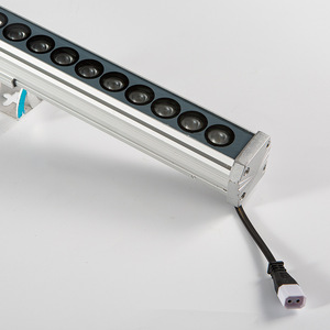 ไฟวอลวอชเชอร์ LED อลูมิเนียม 5000K แสงเดย์ไลท์ IP65 สำหรับภายนอกอาคาร ใช้ไฟ AC 220V ปรับความสว่างได้ กันน้ำ อายุการใช้งาน 30000 ชั่วโมง ควบคุมด้วย DMX CRI - Product Image 4