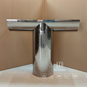 Unique Small <b>Silver</b> Stainless Steel Rectangle <b>Coffee</b> <b>Table</b> Modern Style Living Room <b>Coffee</b> <b>Table</b> - Product Image 1