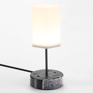 Lámpara de Noche <span class=keywords><strong>con</strong></span> Cargador, Batería de Respaldo, Carga Rápida, <span class=keywords><strong>Enchufe</strong></span> USB, Regleta de Corriente, Lámpara de Mesa de Hotel <span class=keywords><strong>con</strong></span> Estación de Carga - Product Image 4