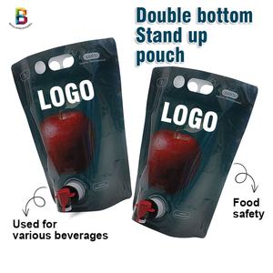 Custom 1L,1.5L,2L 3l alumínio folha vinho saco distribuidor, Bolsas personalizadas com válvula de torneira - Product Image 4