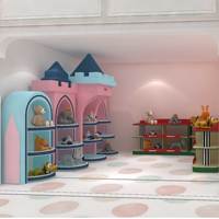 Maison de jeu intérieure Armoire à jouets pour enfants pour le jeu de rôle-Ensemble de simulation d'hôpital pour animaux de compagnie-Simulation de scénario de voir un médecin pour petits animaux jeu de simulation en bois