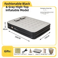 Matelas pneumatique VOSSER avec pompe intégrée, 18 pouces, auto-gonflant en 3 minutes, portable, moderne, en polyester, taille Queen, pour le camping et la maison