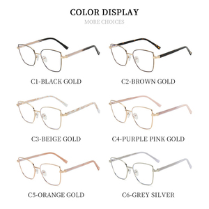 Chứng Khoán Sẵn Sàng Khung Nhà Máy Giá Biểu Tượng Tùy Chỉnh Bán Buôn Sang Trọng Cat Eye Kính Khung Chất Lượng Cao Những Ngôi Đền Của Phụ Nữ Kính - Product Image 5