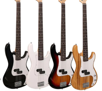 High Quality 4-String Bass Guitar Factory Price 34" Scale Gloss Finish Musical Instrument Supplier Fast Shipping for Retailers