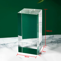 Bloque de Cristal Transparente Redondo YearsCrystal, Bloque de Cristal Grabado con Láser, Brillante, Coleccionable, Regalos Promocionales