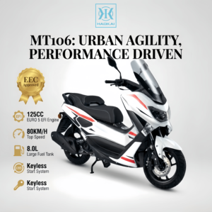 Scooter EEC EURO5 <span class=keywords><strong>125CC</strong></span> 4 temps refroidi par air, vitesse maximale de 80 km/h, freins à disque CBS, moto à essence <span class=keywords><strong>125cc</strong></span> - Product Image 1