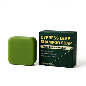 Jabón en Barra <span class=keywords><strong>para</strong></span> <span class=keywords><strong>el</strong></span> Cabello con Aceite de Hoja de Ciprés Verde Natural <span class=keywords><strong>para</strong></span> Control de Grasa, Limpieza Profunda, Venta al por Mayor, Marca Privada - Product Image 6