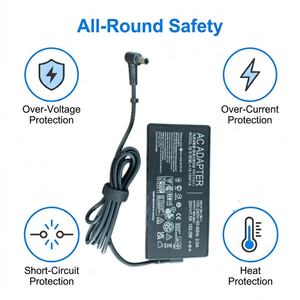 เหมาะสำหรับ ASUS TUF Gaming 7 FX95D <span class=keywords><strong>FA706</strong></span>, ASUS 150W 20V 7.5A 6.0*3.7 มม. อะแดปเตอร์ชาร์จโน้ตบุ๊คแบบสากล - Product Image 5