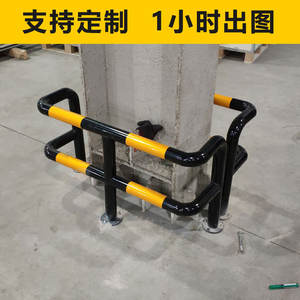 Customized Fire Hydrant Crash Barrier Thickened Steel Pipe L-Type U-Type Fence M-Type <b>Workshop</b> Isolation Fire Hydrant Protective - Product Image 3